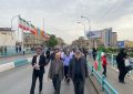 حضور مدیرعامل و کارکنان سازمان همیاری شهرداری های خوزستان در راهپیمایی حمایت از مردم مظلوم فلسطین